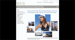 Desktop Screenshot of annualreport2008.marksandspencer.com